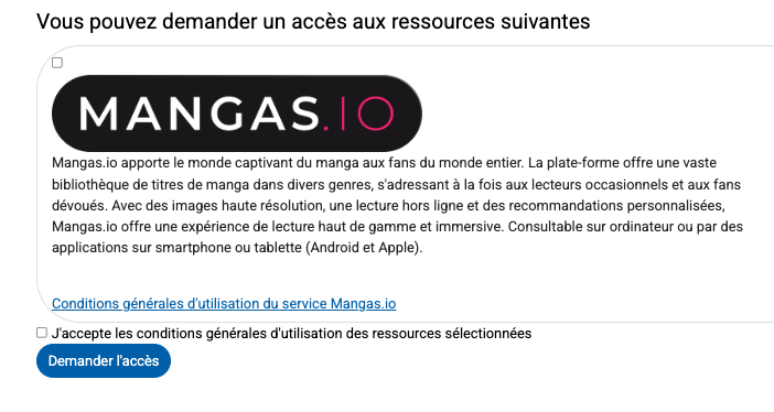 ajout mangas